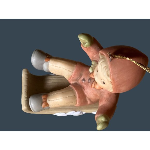 Enesco Memories of Yesterday Ornament S'NO USE LOOKIN' BACK NOW - 1991 - Picture 7 of 9